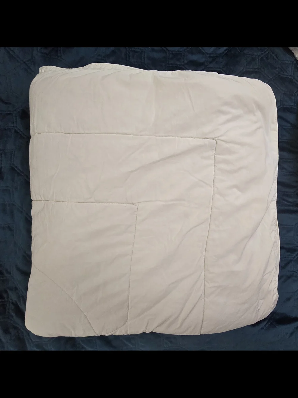 Vintage Nikken Kenkotherm Ivory Comforter Size 76